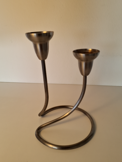 Georg Jensen Swing Dobbelt lysestage